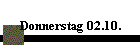 Donnerstag 02.10.