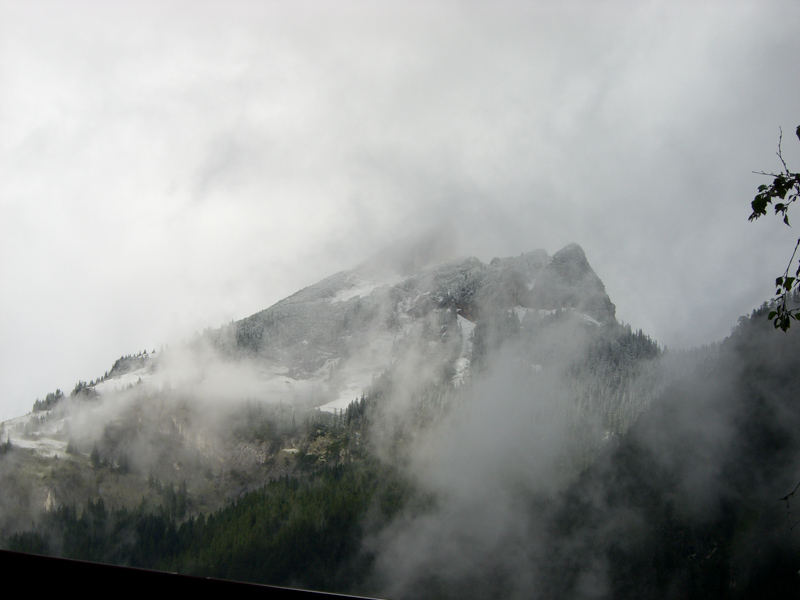 Rofan mit Schnee bedeckt