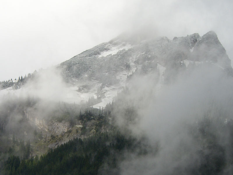 Rofan mit Schnee bedeckt
