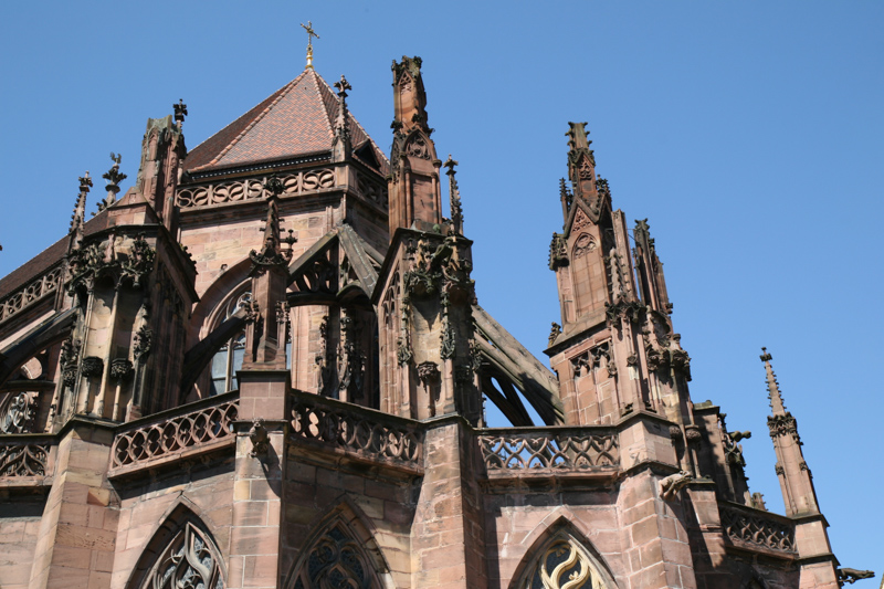 Freiburger Münster 'Unserer Lieben Frau' - Außenseite des Chors
