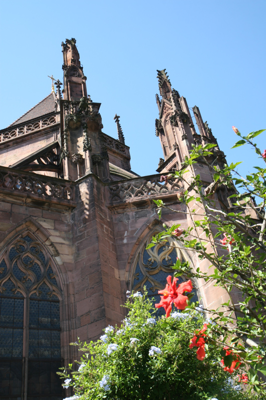 Freiburger Münster 'Unserer Lieben Frau' - Außenseite des Chors