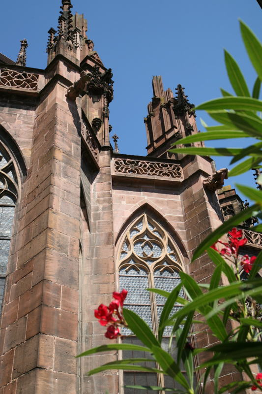 Freiburger Münster 'Unserer Lieben Frau' - Außenseite des Chors