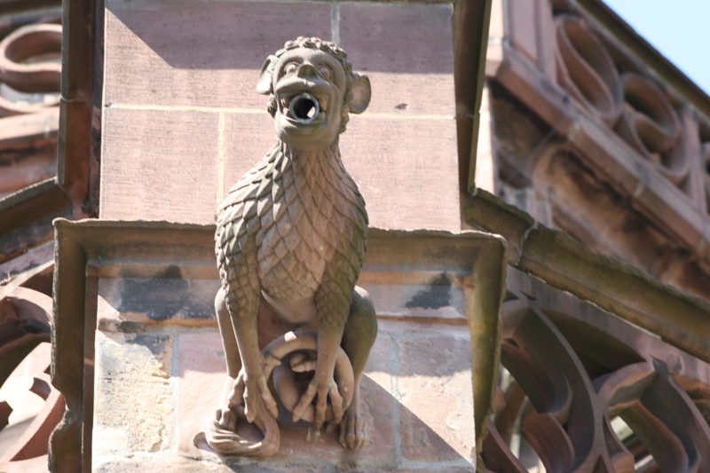 Freiburger Münster 'Unserer Lieben Frau' - Wasserspeier an der C