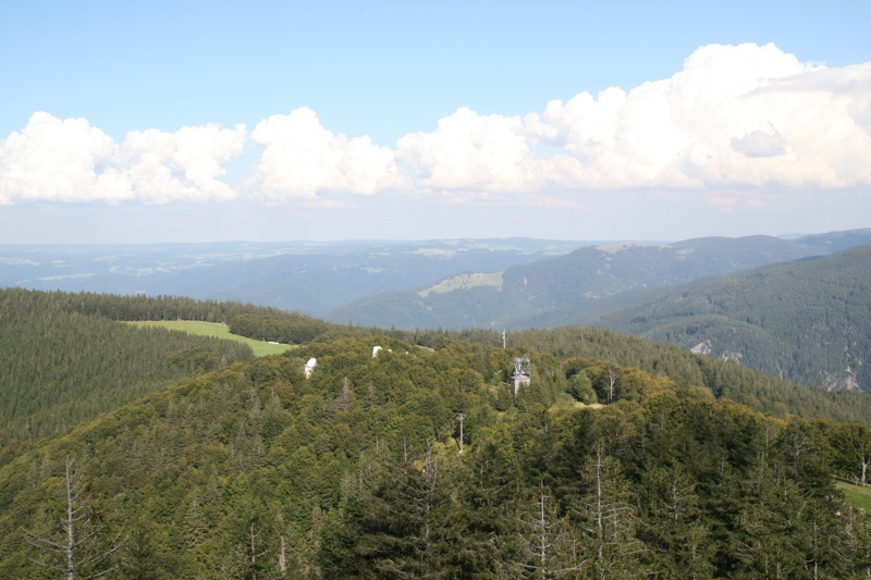 Blick nach Osten zum Observatorium